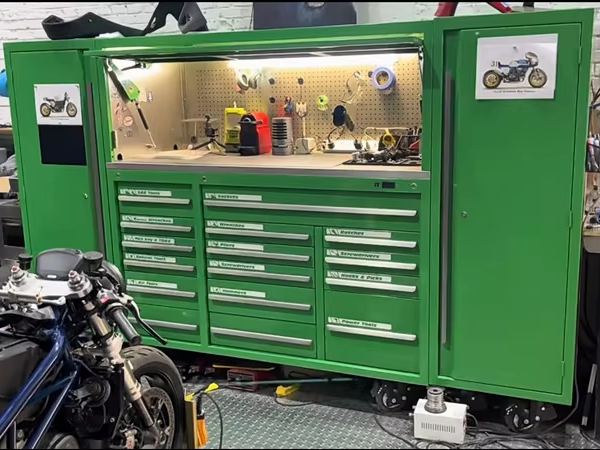 Kraftig opbevaring metal garage skabe